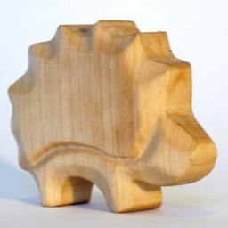 Hedgehog, Wooden Animals For Waldorf Kindergarten, Nature Table - thumbnail 3