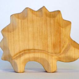 Hedgehog, Wooden Animals For Waldorf Kindergarten, Nature Table - thumbnail 2