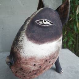 Ceramic Bull Terrier - thumbnail 2