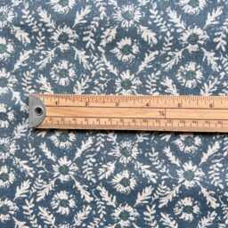 1620. Martheline Indigo - Linen/Cotton Cushion Cover - thumbnail 3