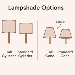 Oak Wooden Floor Lamp For Rustic Living Room Decor - thumbnail 4
