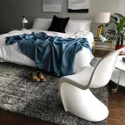 xl Sapphire Blue Linen Throw - Solid Blanket Made To Order in The Usa Living Room & Bedroom Summer Bedding - thumbnail 3