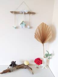 Country House Wall Decoration, Driftwood Spring Gift For The Home - thumbnail 1