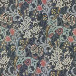 Custom Made William Morris Golden Lily Mineral Blackout/Lining Curtains 3
