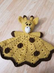 Adorable Giraffe Lovey, Blanket, Baby Blanket