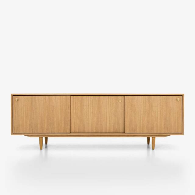 Mid-Century Sideboard, Dresser, Commode, Credenza Made Of Oak Vaneer - Livlo D-S04 - image 1