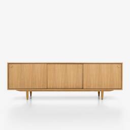 Mid-Century Sideboard, Dresser, Commode, Credenza Made Of Oak Vaneer - Livlo D-S04 - thumbnail 1
