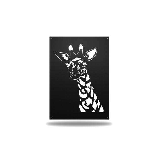 Giraffe Metal Wall Art - image 1