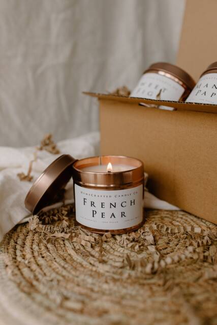French Pear Handmade, Soy Wax, Vegan, Eco Friendly Candle - image 1