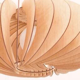 Nefi Pendant Light, Wood Lamps, Hanging Lampshades - thumbnail 3