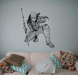 Predator Movie Wall Decal Film Vinyl Sticker Home Interior Living Room Decor Removable Stickers 22(Avp - thumbnail 1