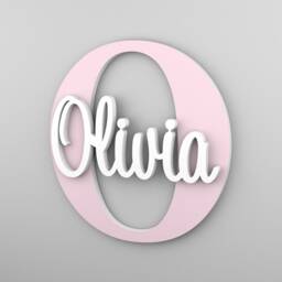 Baby Name Sign For Nursery, Personalized Gift, Shower Gift Idea, Custom Nursery Wall Decor - thumbnail 1