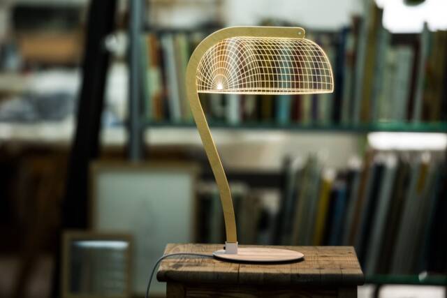 Banker's Table Lamp, Designer Desk Reading Home Office, Decor Lamps, Elegant Office Decor, Side Unique Lamp - image 1