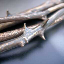 Bronze Rose Stem Sculpture - Enduring Love, Bouquet Of 4 - thumbnail 3