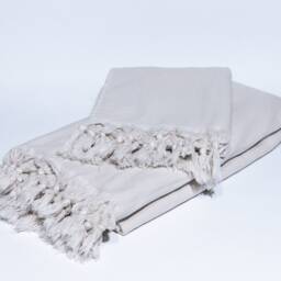 stone Cotton Towel Set, Turkish Bath Hand Personalized Towel, Terry Emroidered Peshtemal - thumbnail 2