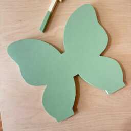 Butterfly Kids Table & Chair Set Handmade Wooden Montessori Furniture - thumbnail 3