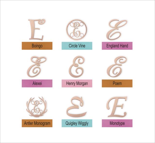 Wooden Letter E Wall Decor - Large, Bedroom Or Wreath Accent - image 1