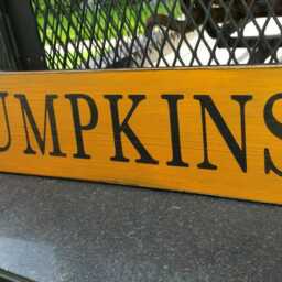 Pumpkins Wood Sign Distressed Wall Hanging Reclaimed Pallet Rustic Decor Repurposed Autumn Farmhouse Halloween - thumbnail 3