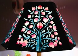 Tree Of Pomo Lamp Shade Shade- Handmade Table Lampshade - H-10, W-16 Inches