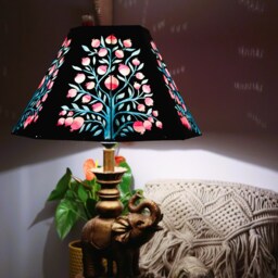 Tree Of Pomo Lamp Shade Shade- Handmade Table Lampshade - H-10, W-16 Inches - thumbnail 3