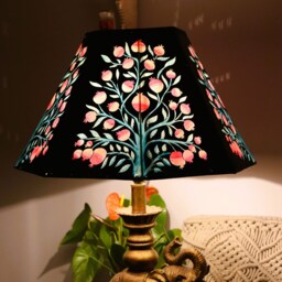 Tree Of Pomo Lamp Shade Shade- Handmade Table Lampshade - H-10, W-16 Inches - thumbnail 2