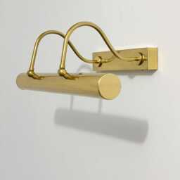 Solid Brass Picture Light Wall Sconce - Antique Fixture Frame Image Focus - thumbnail 3