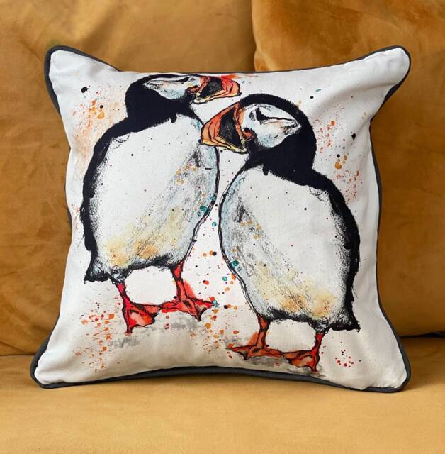 Puffin Cushion Cover - Cu0016 - image 1