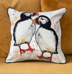 Puffin Cushion Cover - Cu0016 - thumbnail 1