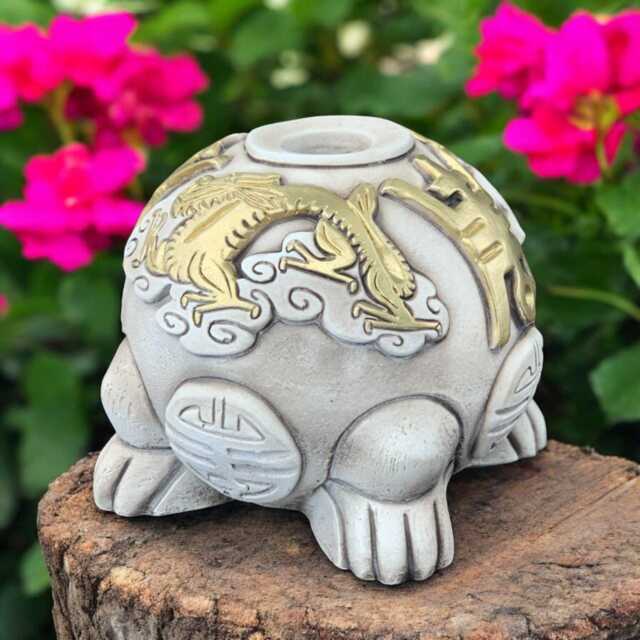 Concrete Feng Shui Money Frog Statue Chinese Lucky Toad Figurine Cement Dragon Sculpture Fortune Garden Ornament Wealth Home Decor Gift - image 1
