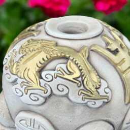 Concrete Feng Shui Money Frog Statue Chinese Lucky Toad Figurine Cement Dragon Sculpture Fortune Garden Ornament Wealth Home Decor Gift - thumbnail 3