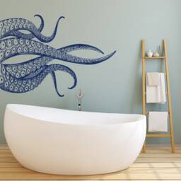 Octopus Tentacles Wall Decal Kraken Sea Animal Nautical Decor P62 - thumbnail 3