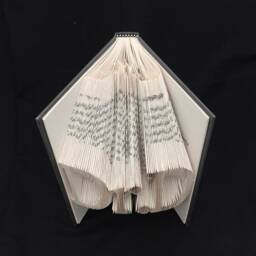 Dr.d - Doctor Phd Graduate Graduation Gift Professor 3 Letters Folded-Book Art Sculpture Unique Custom Personalized - thumbnail 3