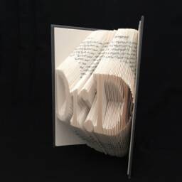 Dr.d - Doctor Phd Graduate Graduation Gift Professor 3 Letters Folded-Book Art Sculpture Unique Custom Personalized - thumbnail 2