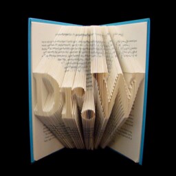 Dr.d - Doctor Phd Graduate Graduation Gift Professor 3 Letters Folded-Book Art Sculpture Unique Custom Personalized - thumbnail 4