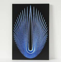 String Art Angel Wings Sacred Geometry Meditation Cosmos Harmony String Art Wall Home Decor D??cor Mandala Zen 3D - thumbnail 1