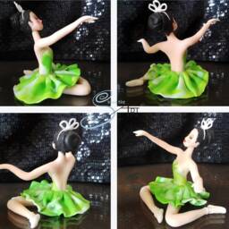 Handmade Ballet Doll in Modeling Clay Without Molds - thumbnail 4