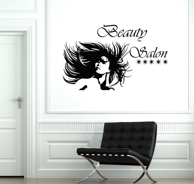 Beauty Salon Wall Vinyl Decal Hair Decor For Salons, Spas, Or Studios 2054Di - image 1