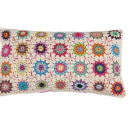 Colorful Cushion, Crochet Pillow, Nursery Pillow Cover, Colorful Pillows, Pillowcase, Knit Throw Pillows - thumbnail 2