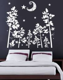 Tree Branch Wall Decal Removable Vinyl Sticker, Home Decor T422 - thumbnail 1