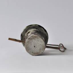 Raku Ceramic Bird Feeder - Handmade Hanging For Small Birds - thumbnail 4
