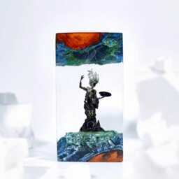 Expedition 33 Monolith Resin Lamp, Clair Obscur Inspired Statue, Dark Fantasy Decor, Hand Painted Game Art, Valentine Gift For Him - thumbnail 2