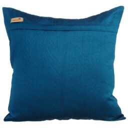 "Velvet Blue Toss Pillow Cover 16""x16" - thumbnail 3