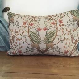 Cushion Covers in Angel Strawbridge Woodland Fabric - thumbnail 2