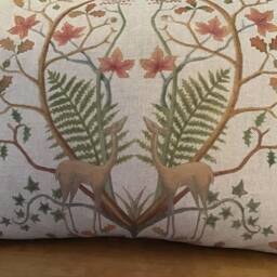 Cushion Covers in Angel Strawbridge Woodland Fabric - thumbnail 3