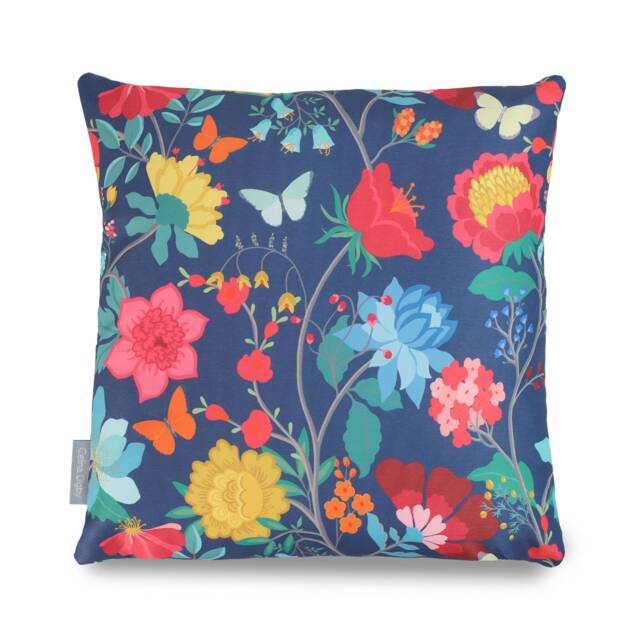 Water Resistant Garden Outdoor Cushion Pillow Midsummer Night Available in 2 Sizes & Padding Designed Printed Handmade UK By Celina Digby - image 1