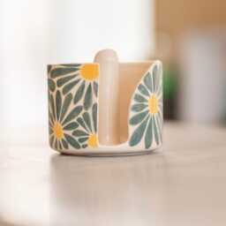 Toilet Paper Holder, Toiler Roll Floral Bathroom Decor - thumbnail 3