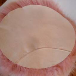 Seat Cover/Pad Lambskin Sheepskin Antique-Rose 40cm - thumbnail 3