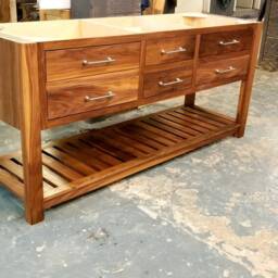 Black Walnut Bathroom Vanity - thumbnail 2