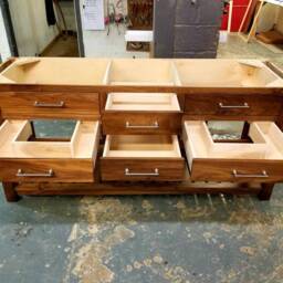 Black Walnut Bathroom Vanity - thumbnail 3