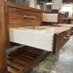 Black Walnut Bathroom Vanity - thumbnail 4